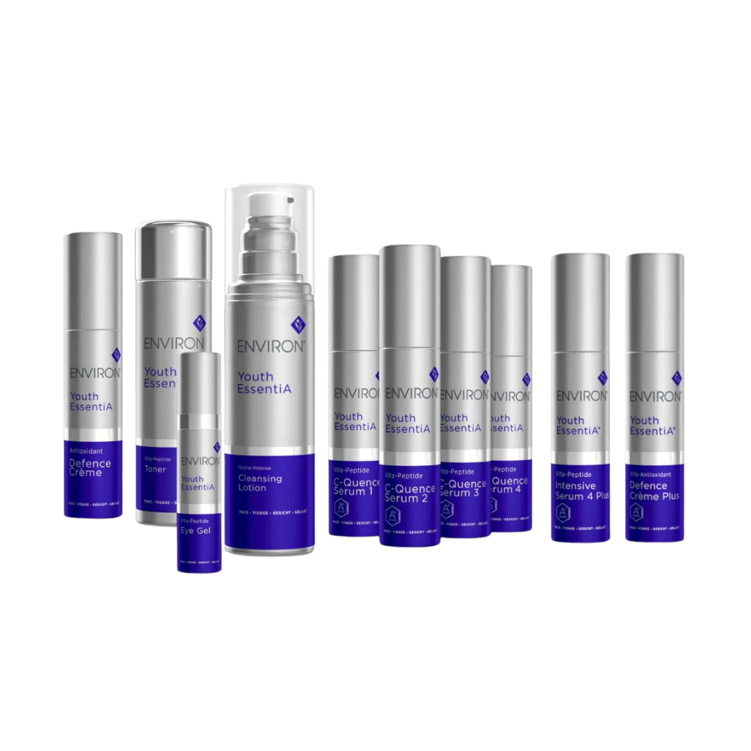 Youth EssentiA Skincare lijn van Environ - Geavanceerde anti-rimpelverzorging voor jeugdige, veerkrachtige huid bij Lisa Bosmans Skincare