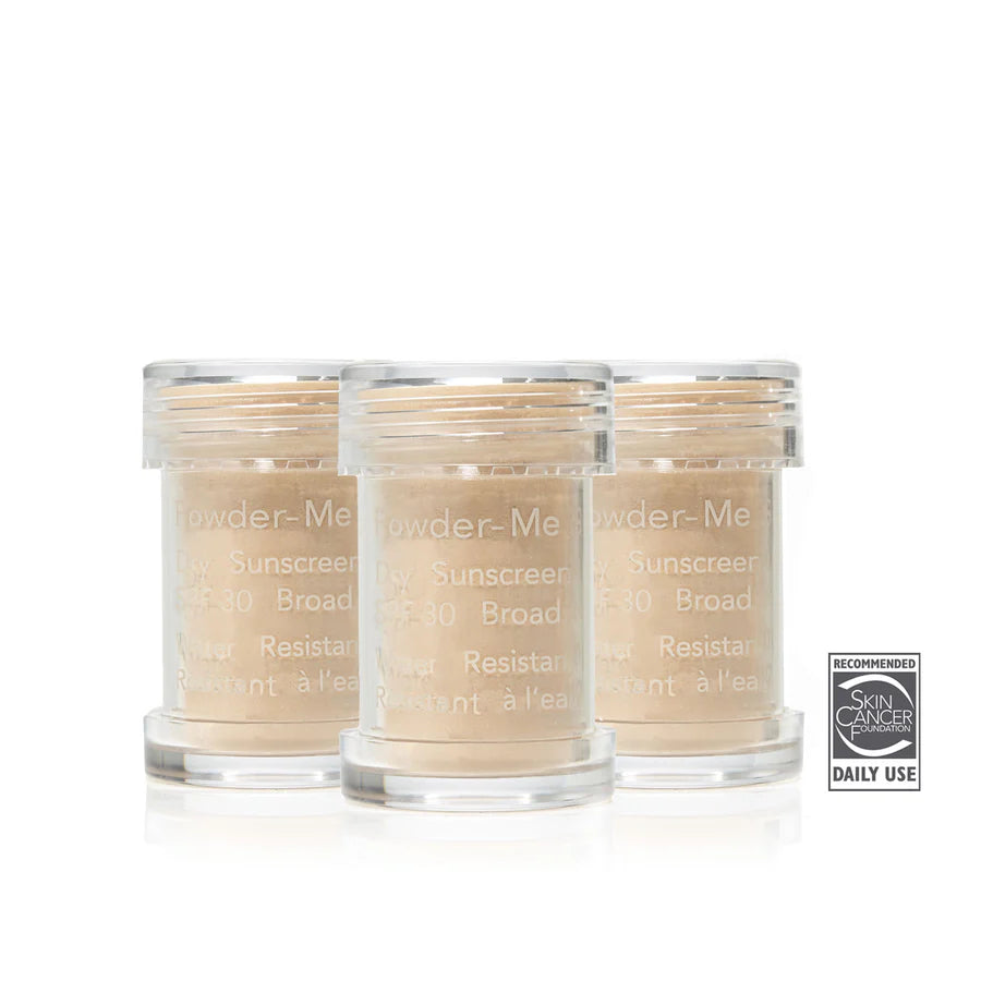 Powder-Me SPF 30 - Luchtige, fysische zonbescherming in navulbare veganistische poederborstel bij Lisa Bosmans Skincare