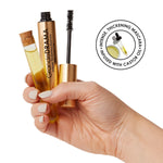 GrandeDrama Mascara met castorolie voor intens verdikte en weelderige wimpers, zandloper borsteltje voor separatie en volume bij Lisa Bosmans Skincare