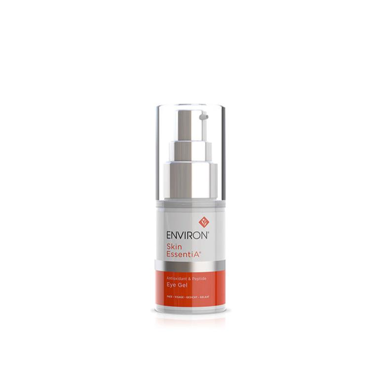 Antioxidant & Peptide Eye Gel van Environ voor het verzachten van fijne lijntjes en het verbeteren van hydratatie rondom de ogen bij Lisa Bosmans Skincare