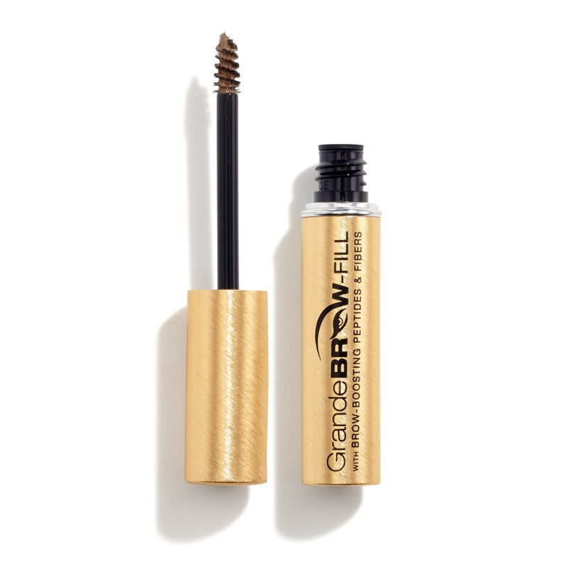 GrandeBrow Fill wenkbrauwgel voor vollere en gedefinieerde wenkbrauwen, langhoudende formule met mini-vezels en peptiden bij Lisa Bosmans Skincare