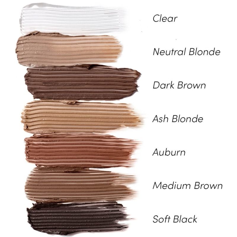 Wenkbrauwgel in verschillende kleuren voor verzorgende wenkbrauwen met meer volume bij Lisa Bosmans Skincare