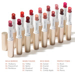 Lippenstift in verschillende kleuren voor verschillende gelegenheden van Jane Iredale bij Lisa Bosmans Skincare