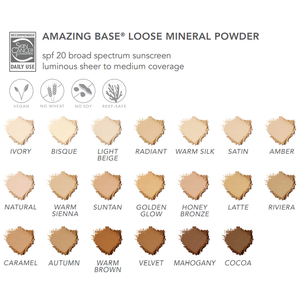 Amazing Base Loose minerale powder foundation van Jane Iredale bij Lisa Bosmans Skincare is ideaal voor gevoelige huidtypes