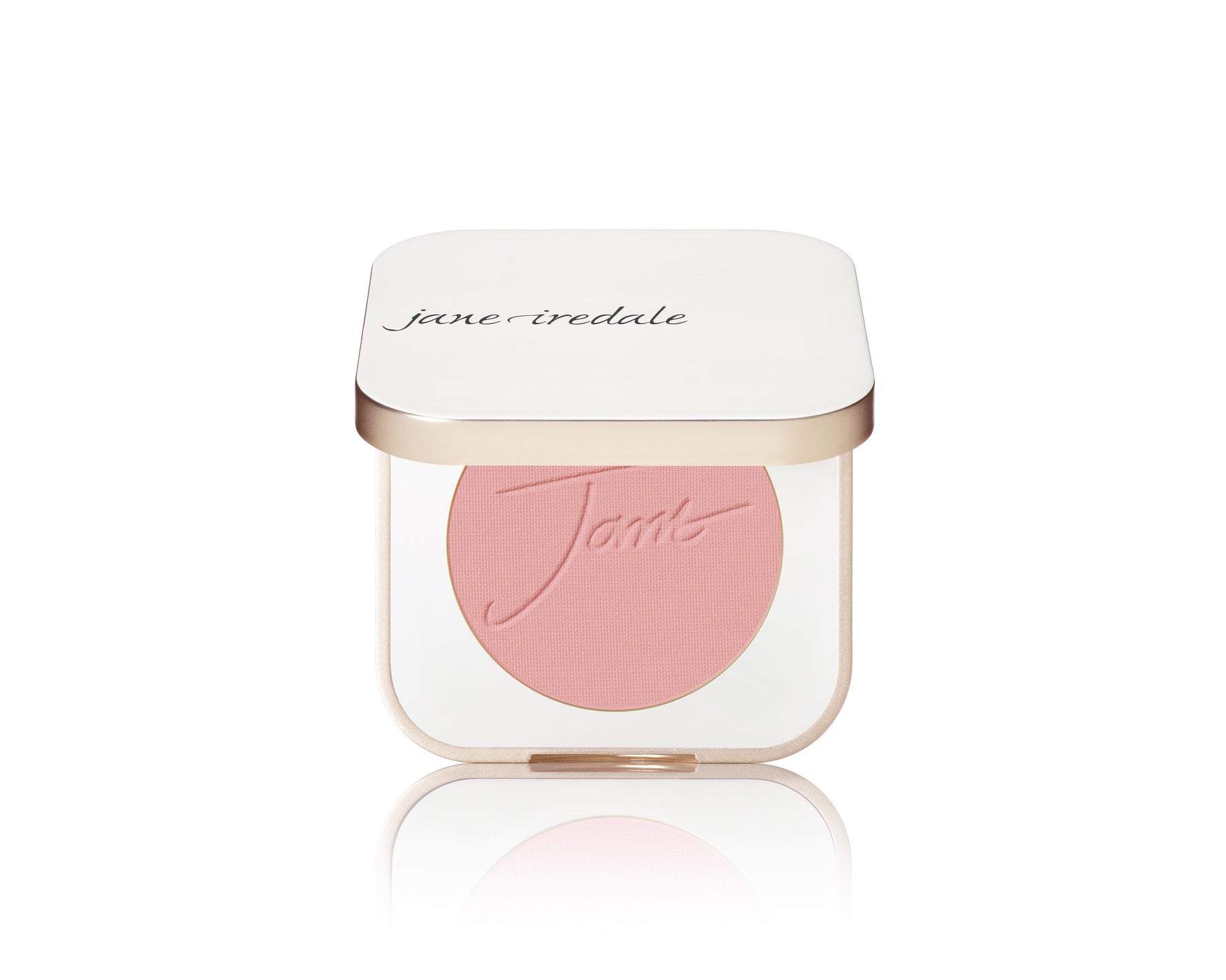 Roze gepigmenteerde poederblush voor ogen, lippen en wangen bij Lisa Bosmans Skincare